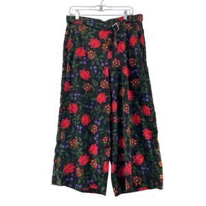 Joie Floral Wide Leg Pull-On Pants Size‎ Large